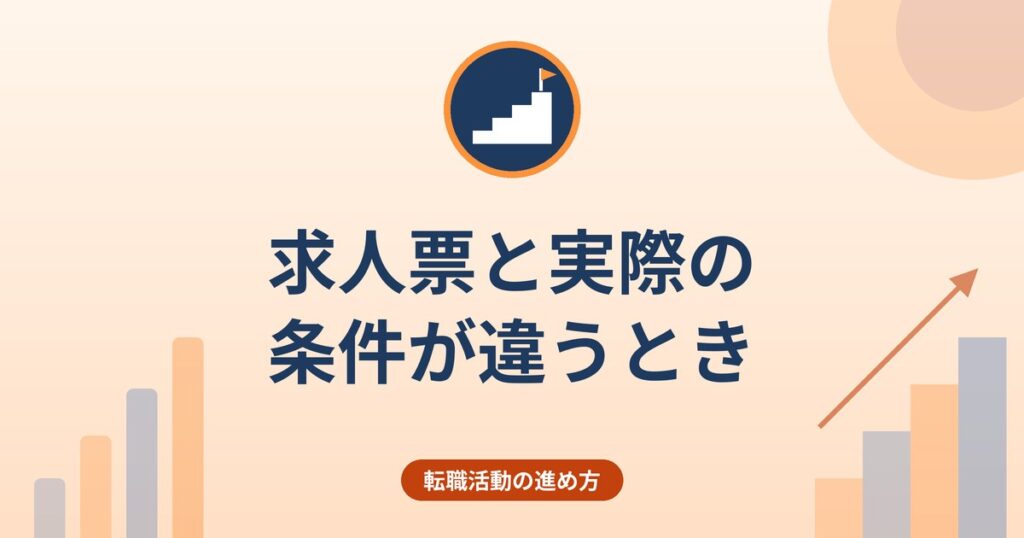 求人票と実際の条件が違うとき｜ハローワーク求人ホットラインと即時解除の考え方